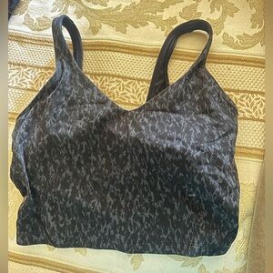 Lululemon Black Patterned Align Tank